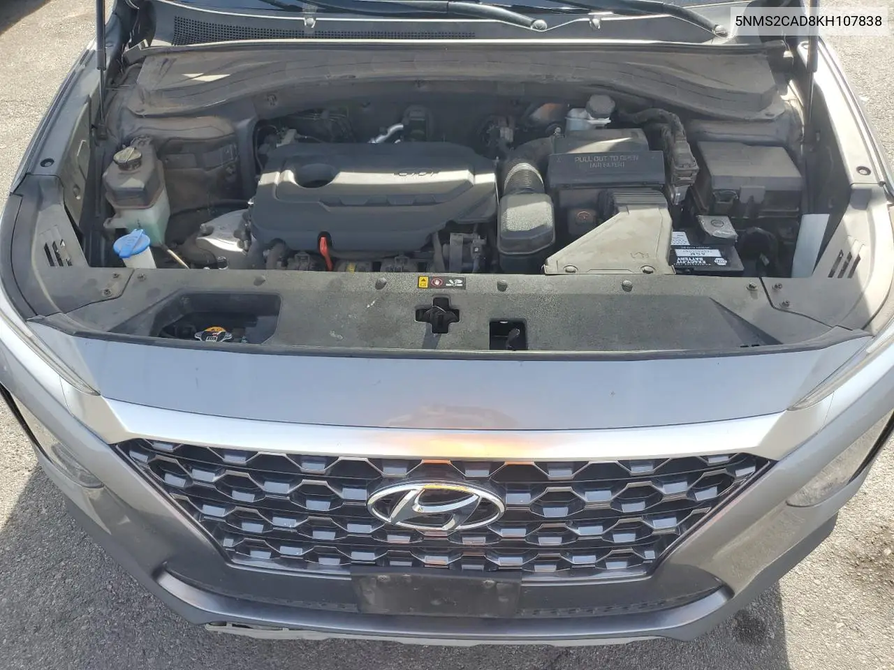 5NMS2CAD8KH107838 2019 Hyundai Santa Fe Se