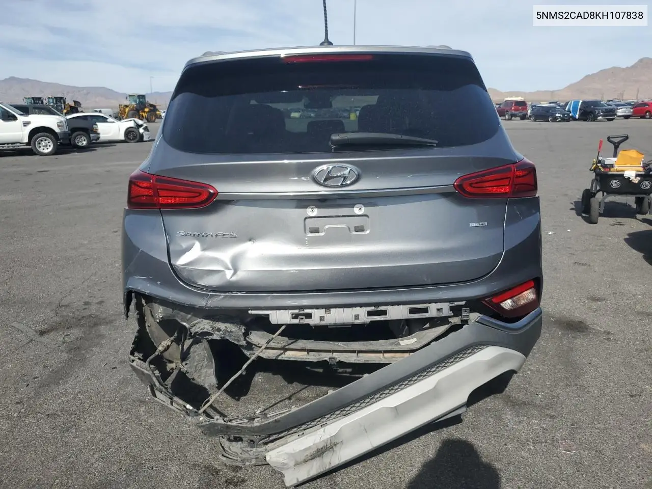 5NMS2CAD8KH107838 2019 Hyundai Santa Fe Se