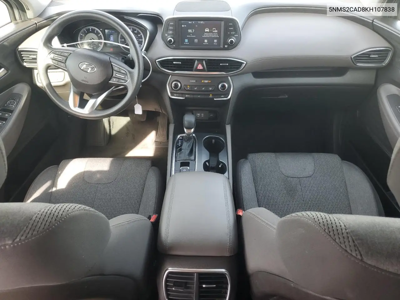 5NMS2CAD8KH107838 2019 Hyundai Santa Fe Se