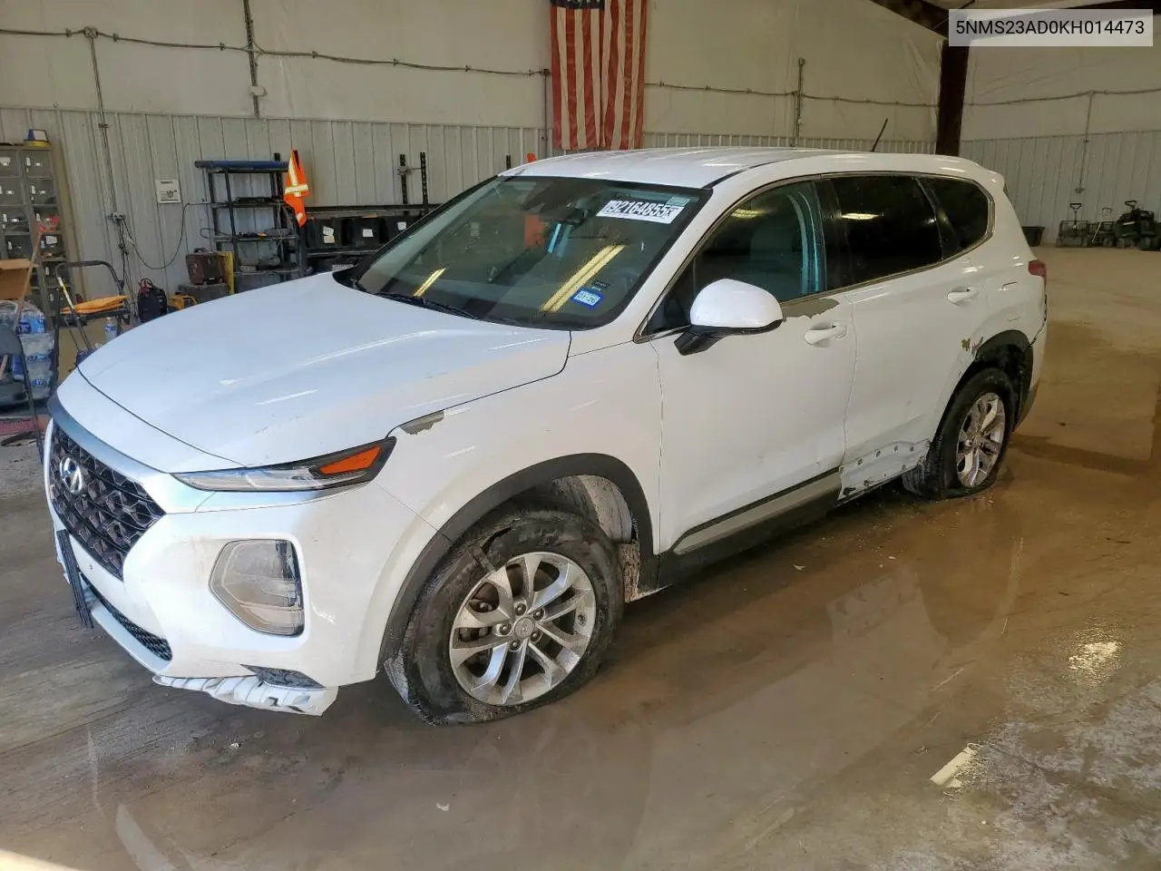 5NMS23AD0KH014473 2019 Hyundai Santa Fe Se