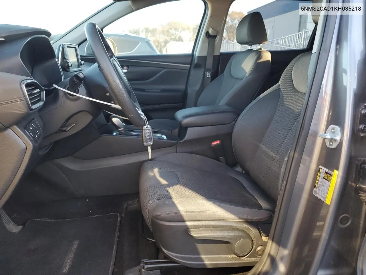 5NMS2CAD1KH035218 2019 Hyundai Santa Fe Se