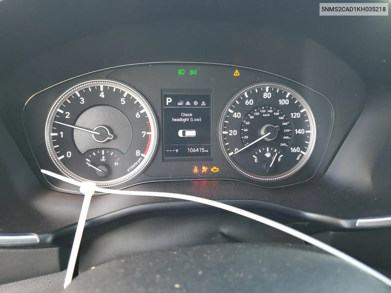 5NMS2CAD1KH035218 2019 Hyundai Santa Fe Se