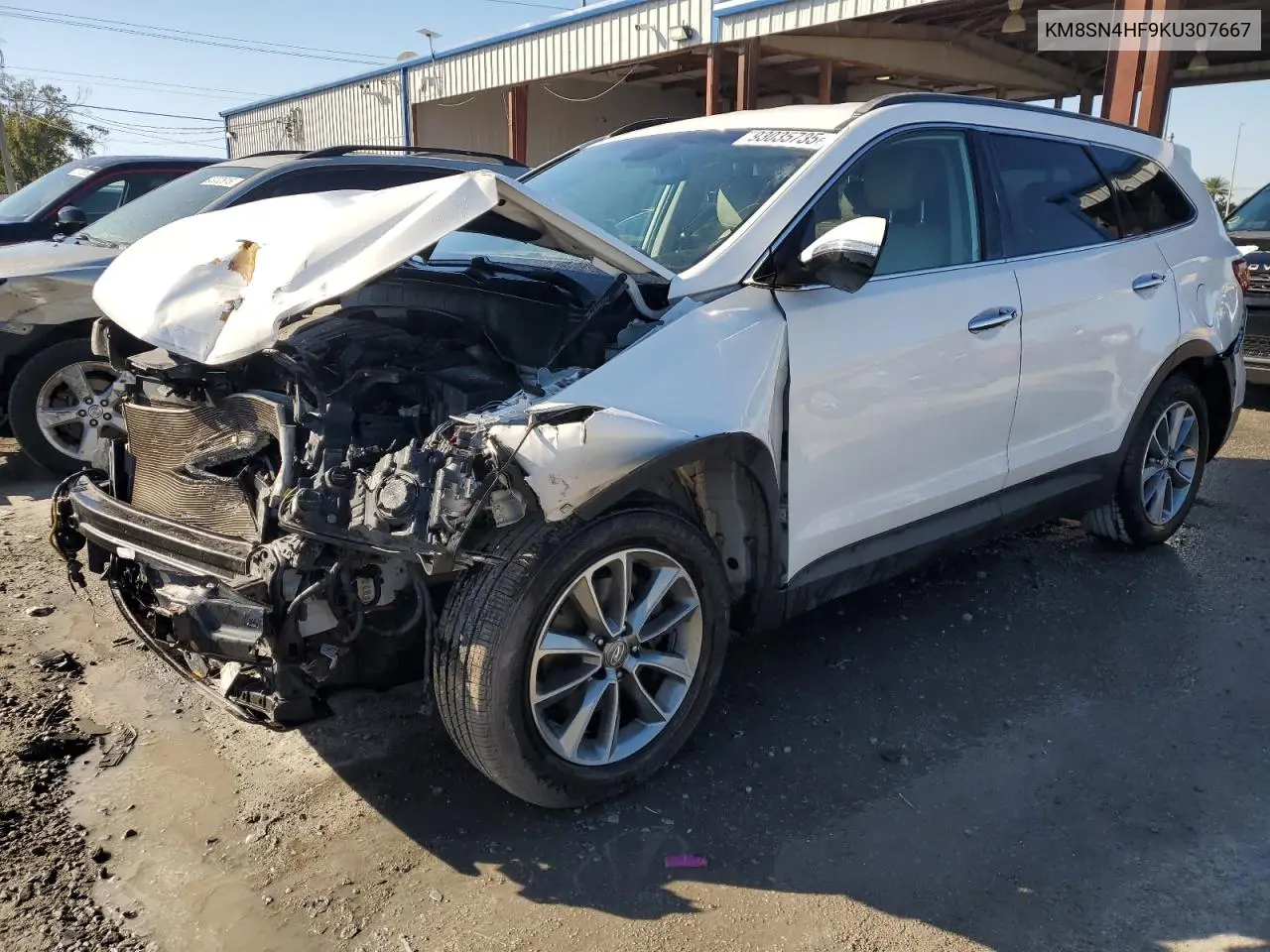 KM8SN4HF9KU307667 2019 Hyundai Santa Fe Xl Se