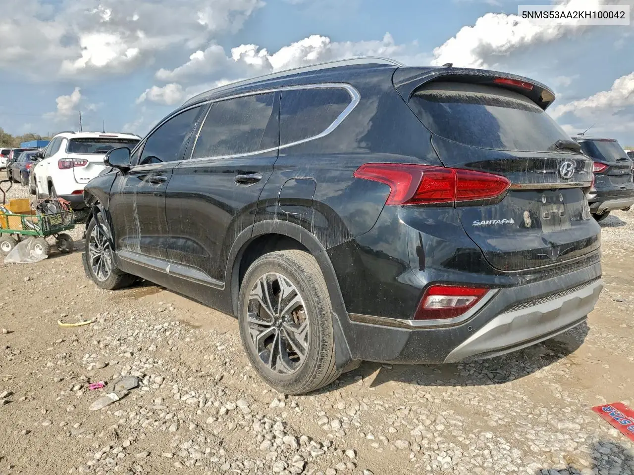 5NMS53AA2KH100042 2019 Hyundai Santa Fe Limited