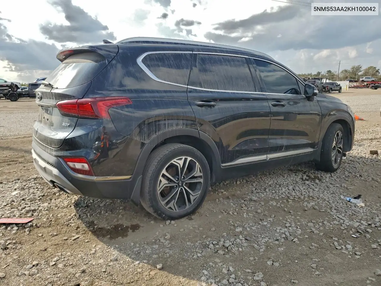 5NMS53AA2KH100042 2019 Hyundai Santa Fe Limited
