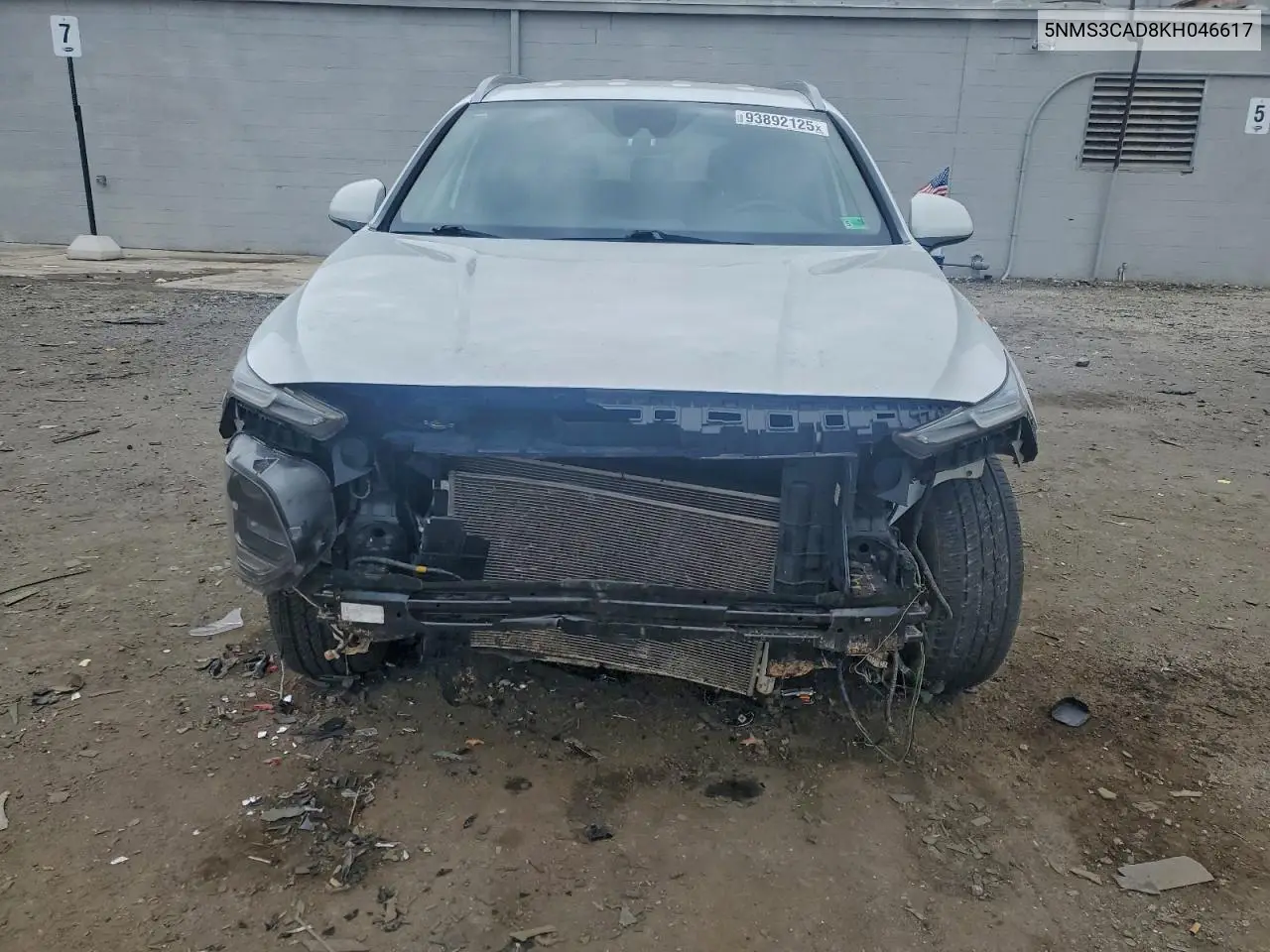 5NMS3CAD8KH046617 2019 Hyundai Santa Fe Sel