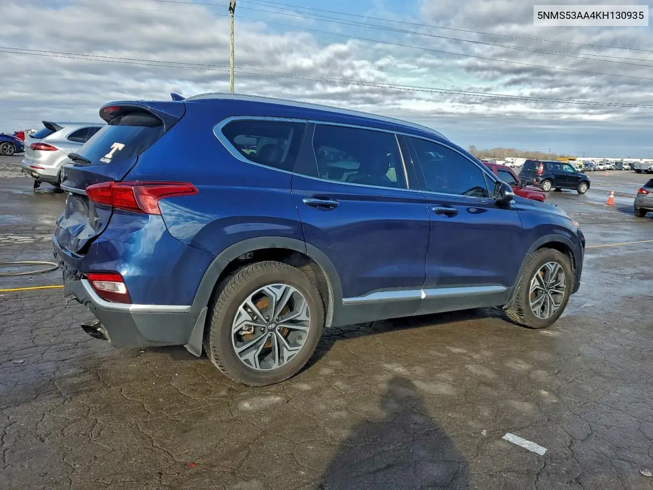 5NMS53AA4KH130935 2019 Hyundai Santa Fe Limited