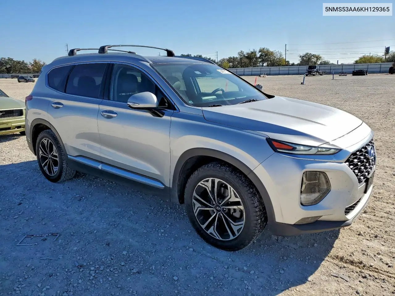 5NMS53AA6KH129365 2019 Hyundai Santa Fe Limited