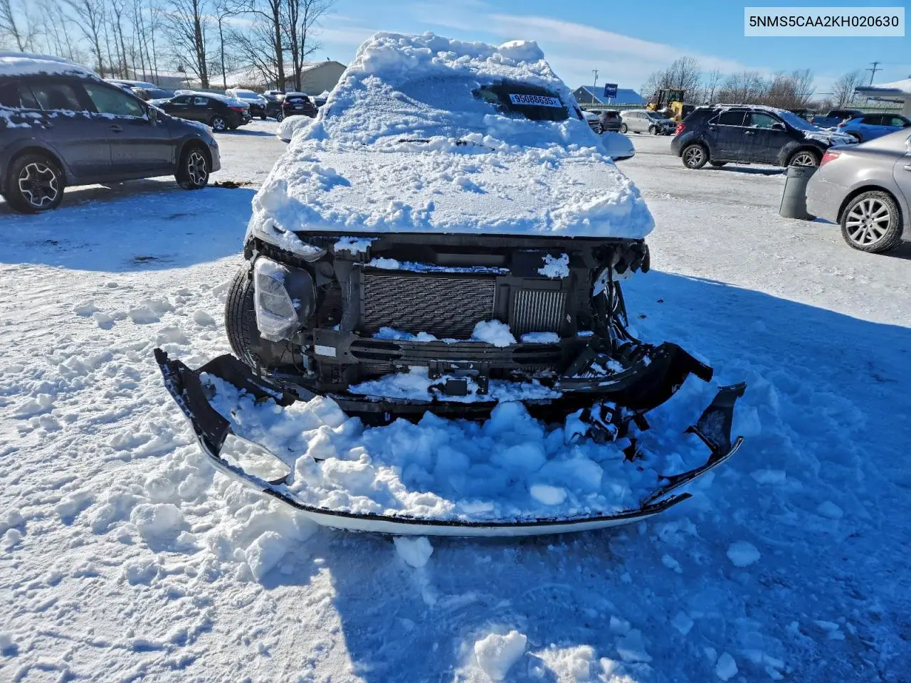5NMS5CAA2KH020630 2019 Hyundai Santa Fe Limited