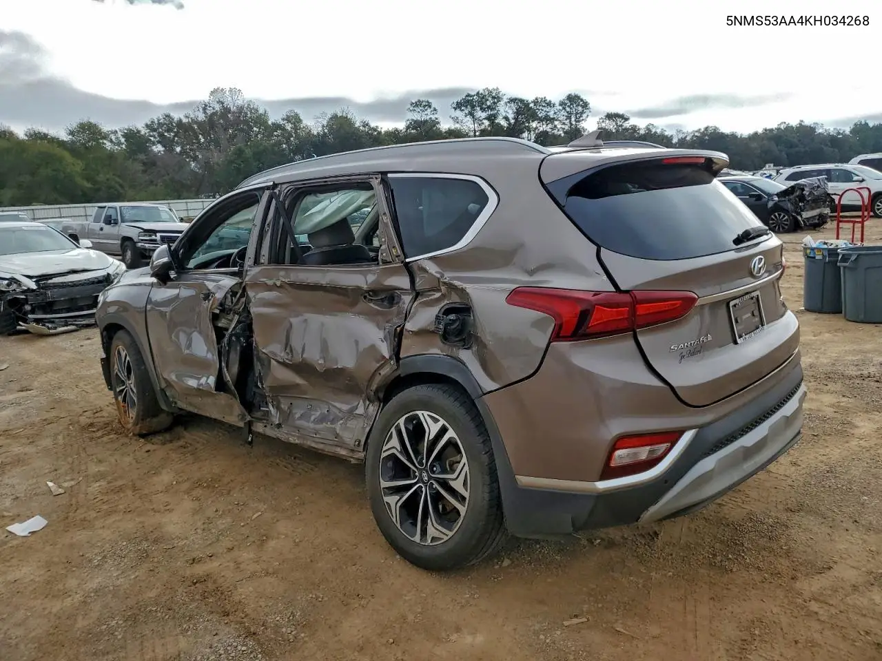 5NMS53AA4KH034268 2019 Hyundai Santa Fe Limited
