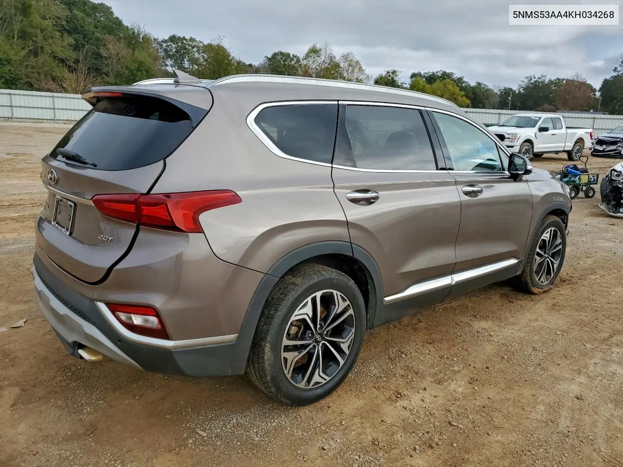 5NMS53AA4KH034268 2019 Hyundai Santa Fe Limited