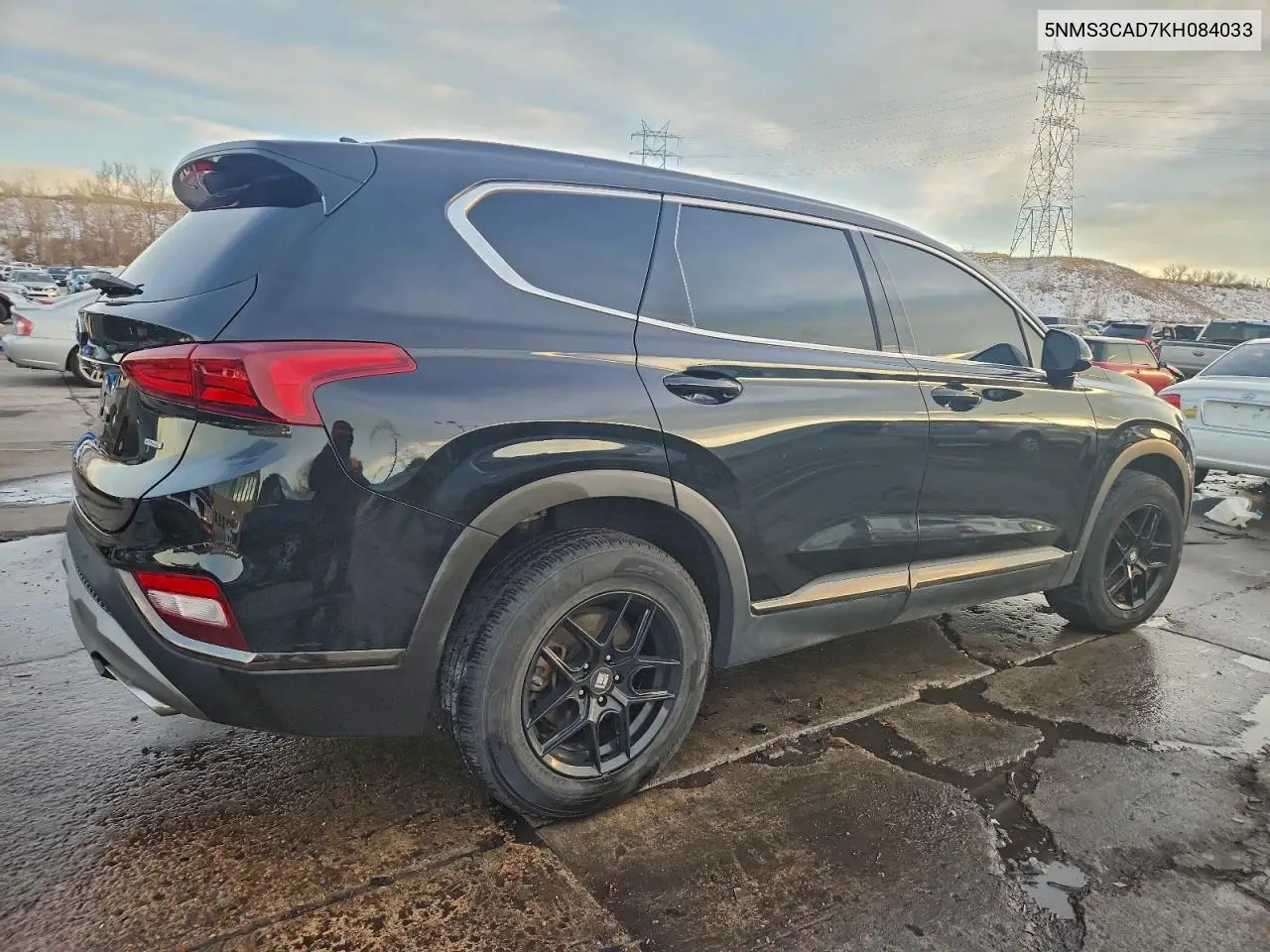 5NMS3CAD7KH084033 2019 Hyundai Santa Fe Sel