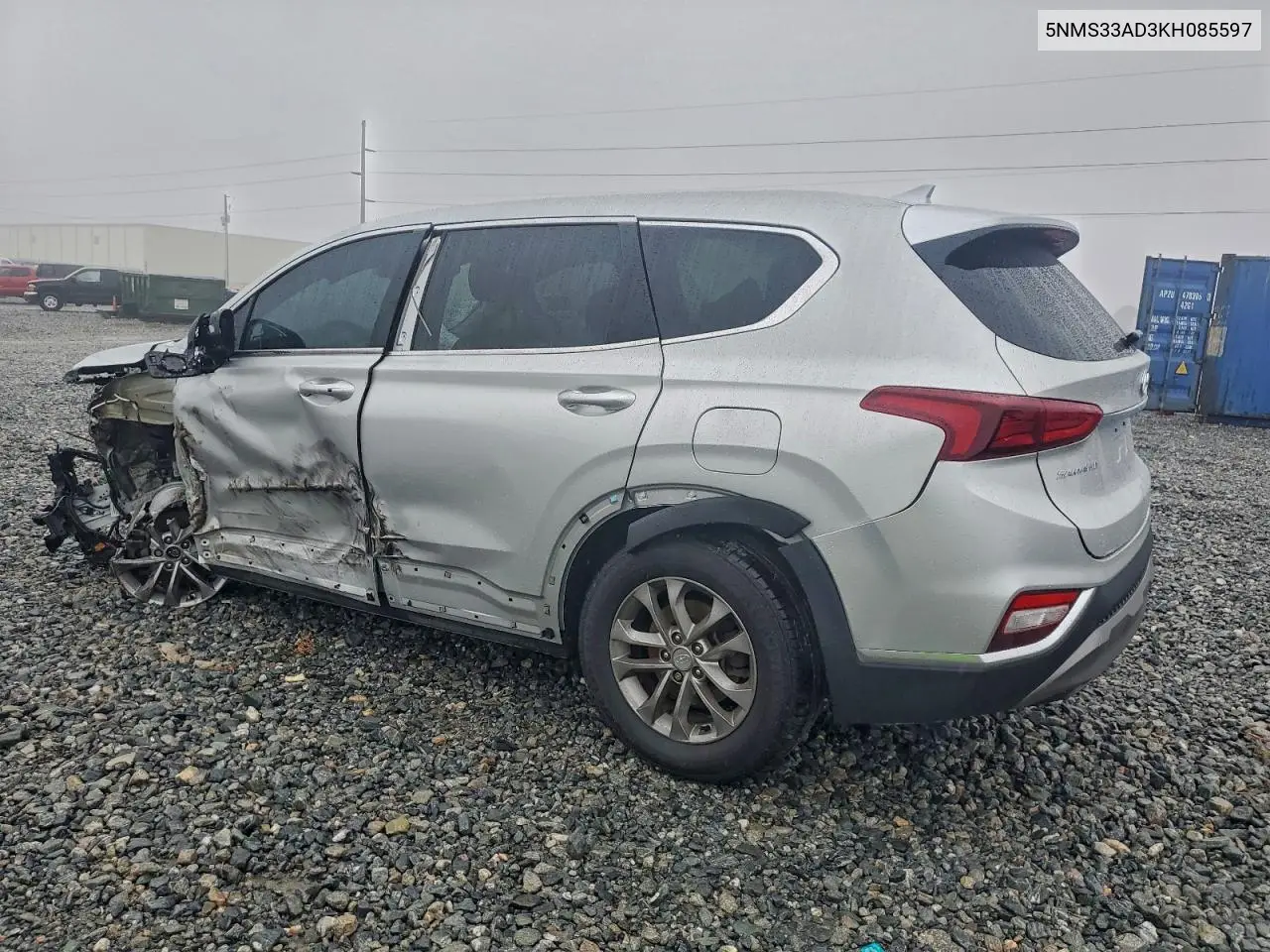 5NMS33AD3KH085597 2019 Hyundai Santa Fe Sel