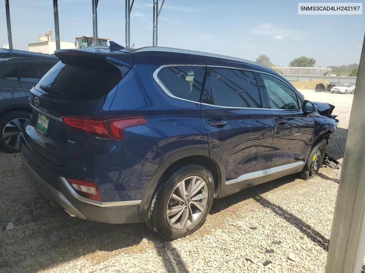 5NMS3CAD4LH242197 2020 Hyundai Santa Fe Sel