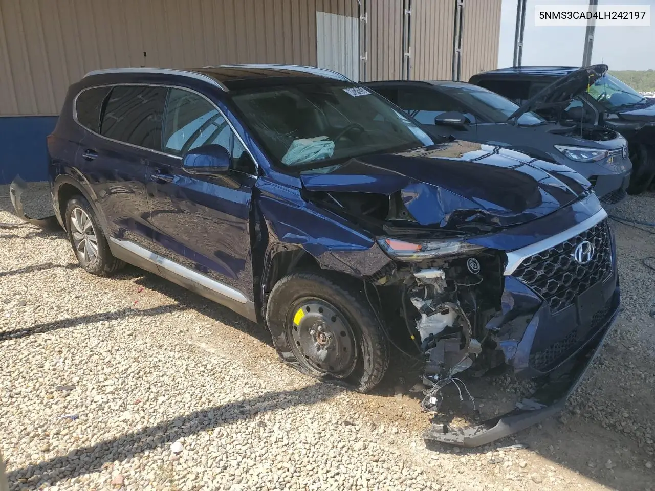 5NMS3CAD4LH242197 2020 Hyundai Santa Fe Sel