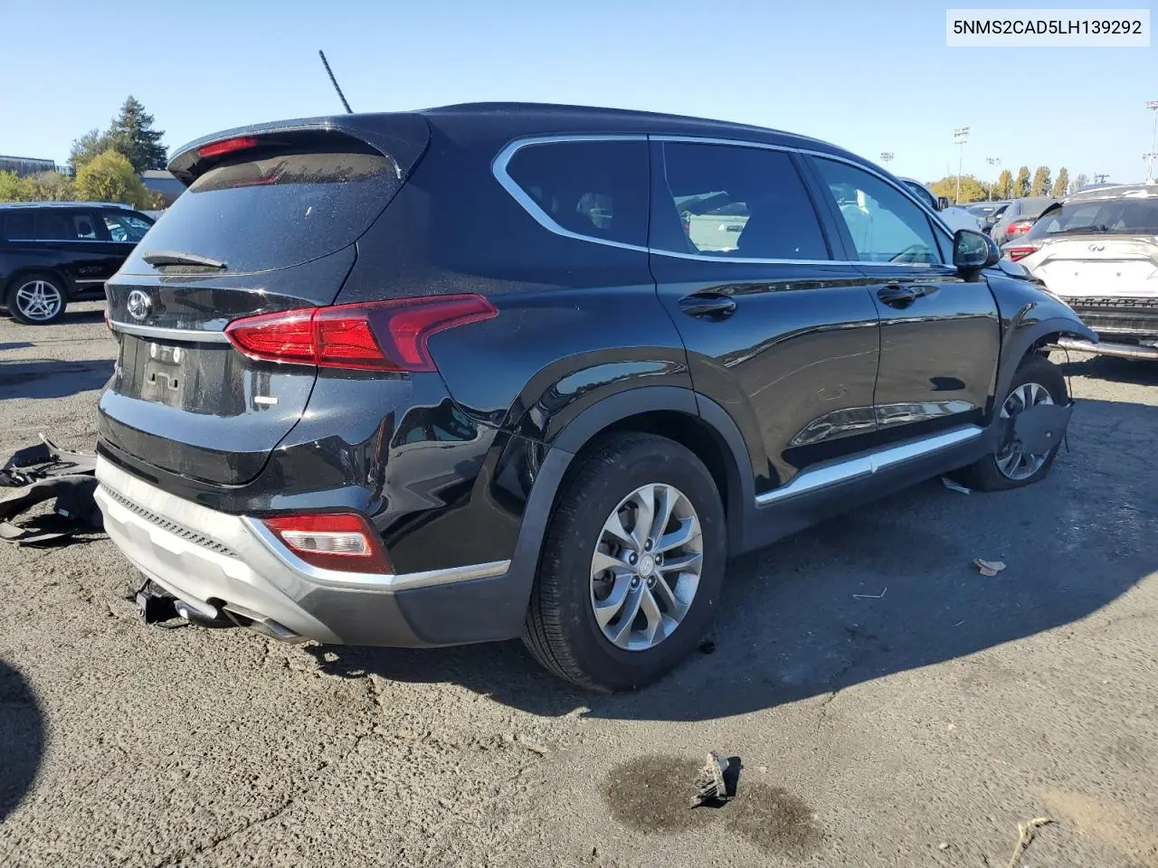 5NMS2CAD5LH139292 2020 Hyundai Santa Fe Se