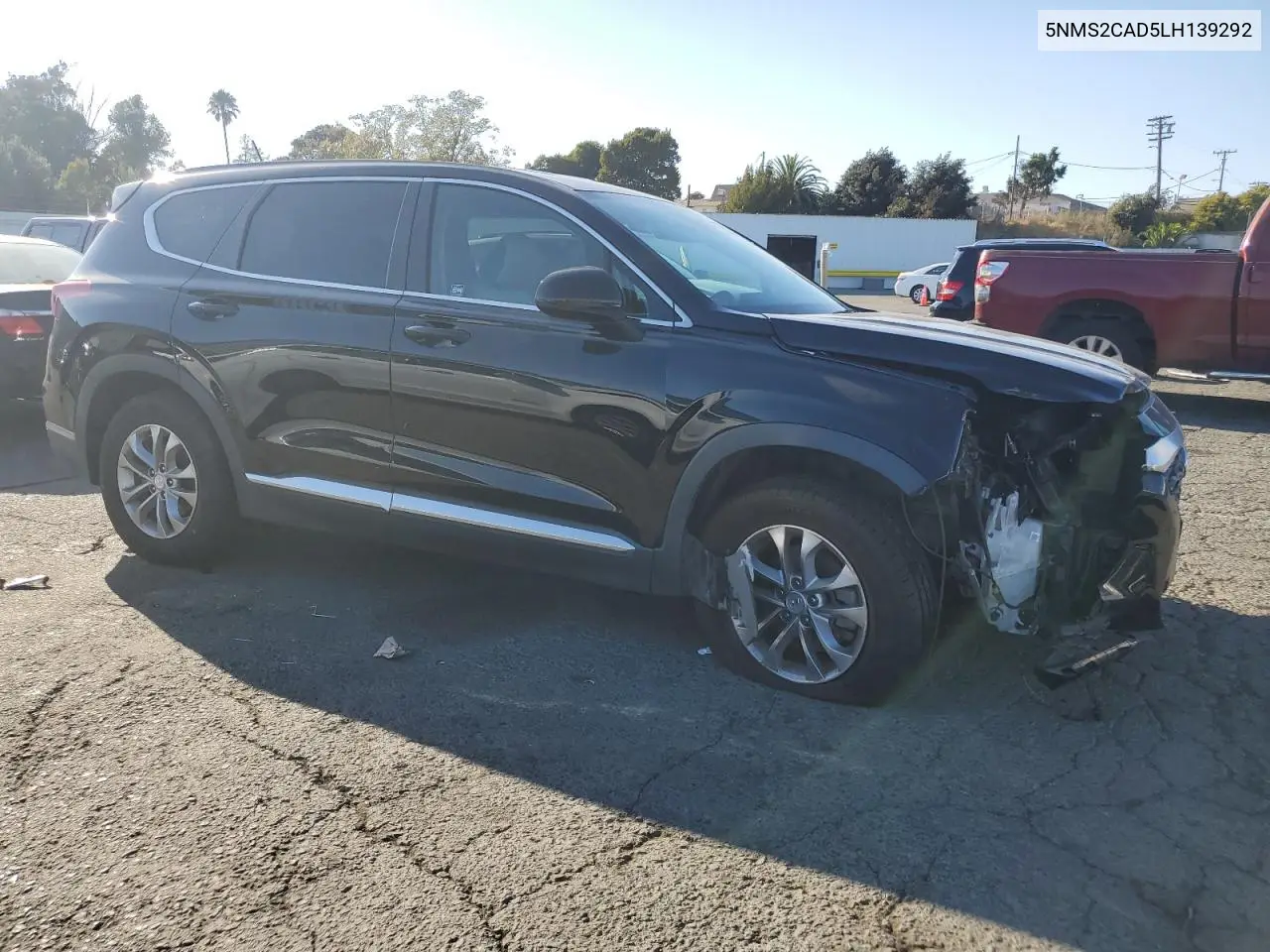 5NMS2CAD5LH139292 2020 Hyundai Santa Fe Se