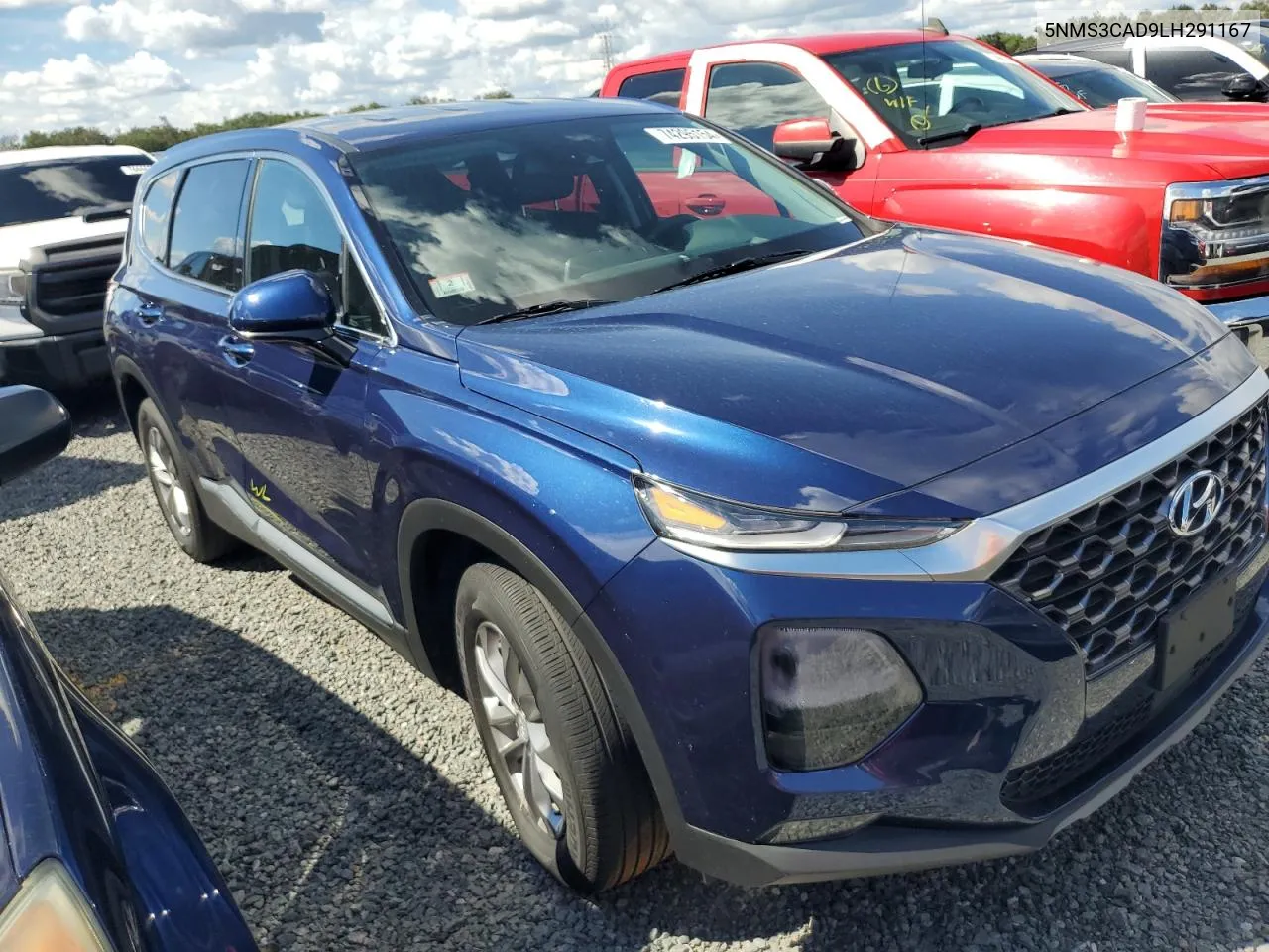 5NMS3CAD9LH291167 2020 Hyundai Santa Fe Sel