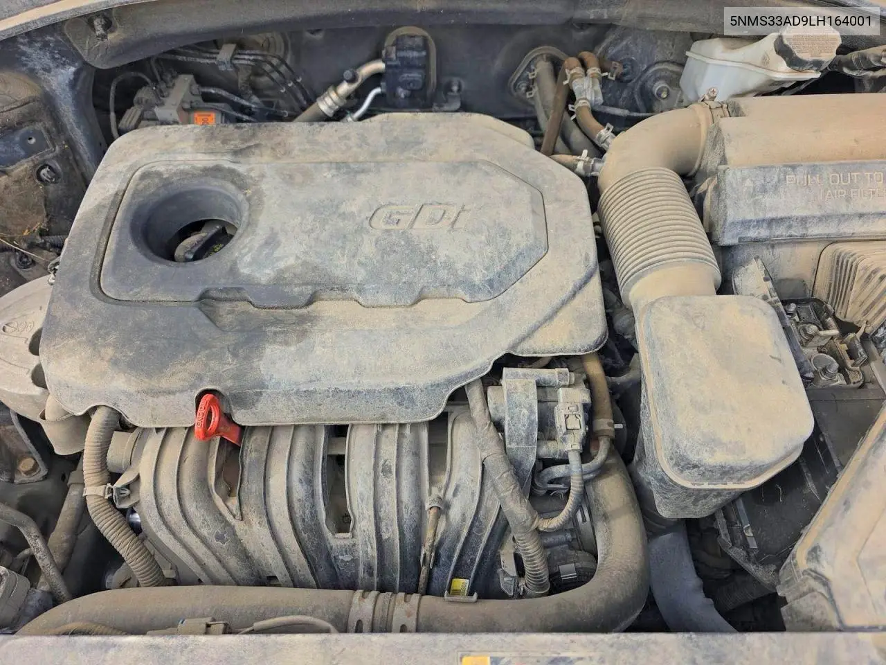 5NMS33AD9LH164001 2020 Hyundai Santa Fe Sel
