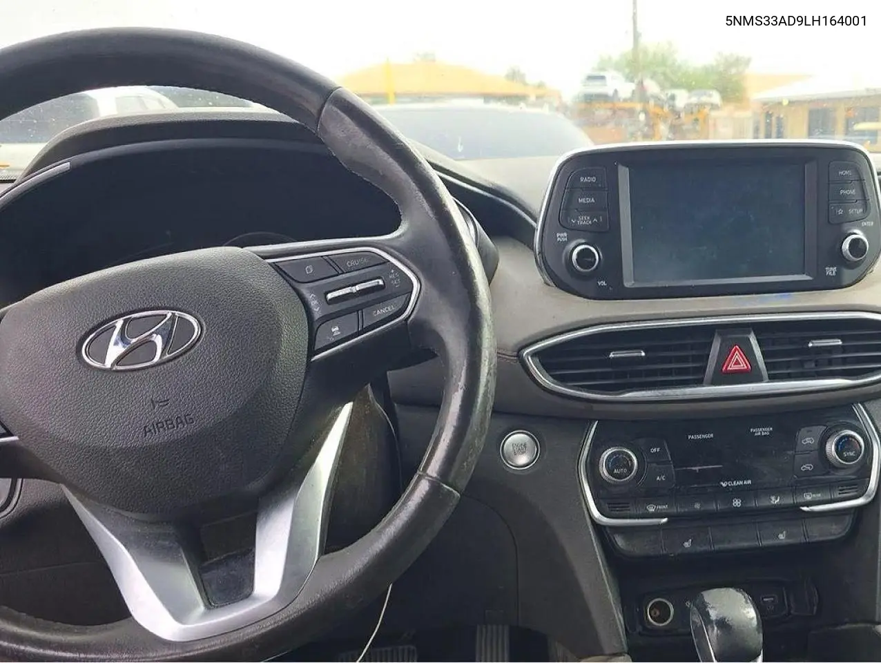 5NMS33AD9LH164001 2020 Hyundai Santa Fe Sel