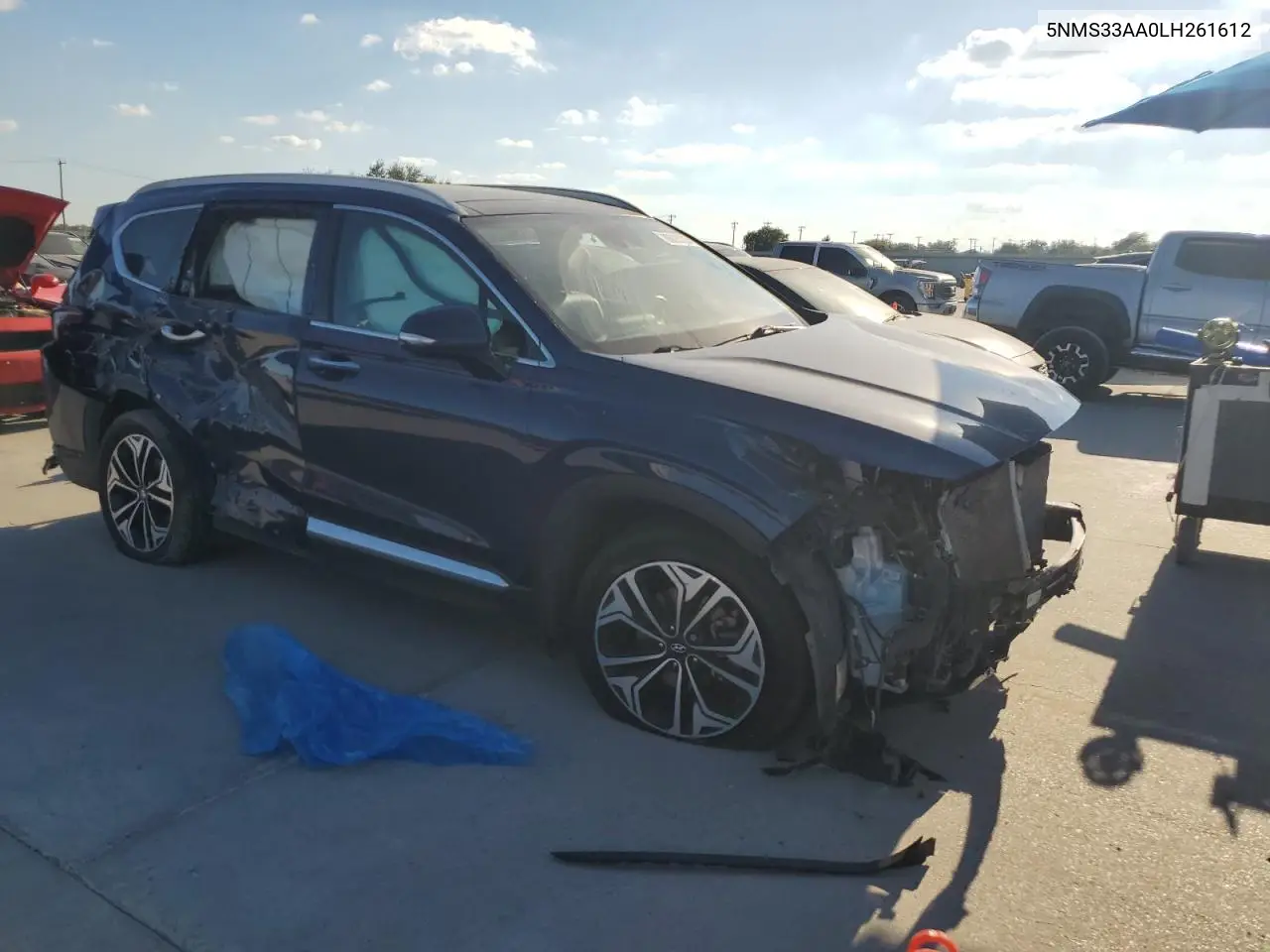5NMS33AA0LH261612 2020 Hyundai Santa Fe Sel
