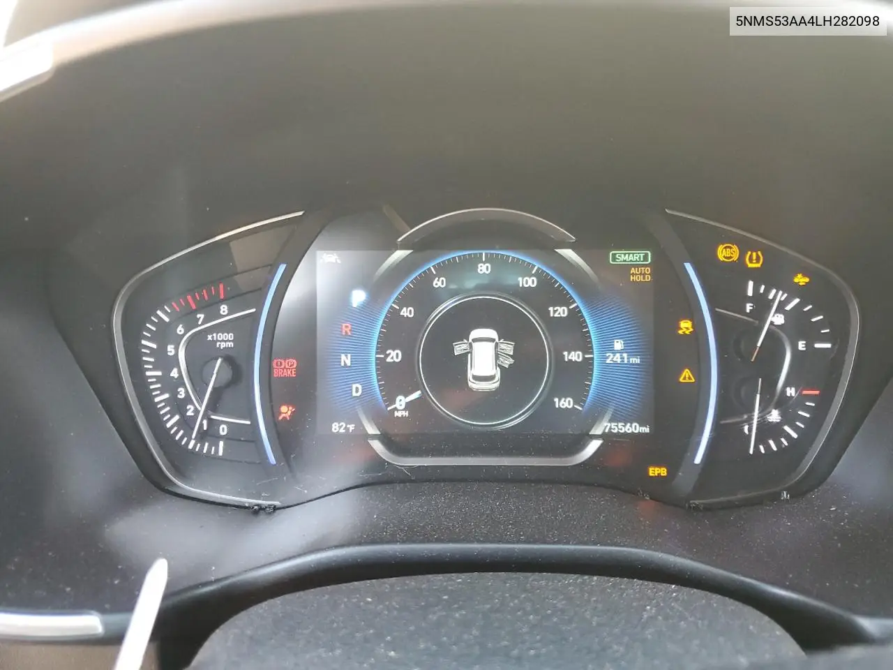 5NMS53AA4LH282098 2020 Hyundai Santa Fe Limited