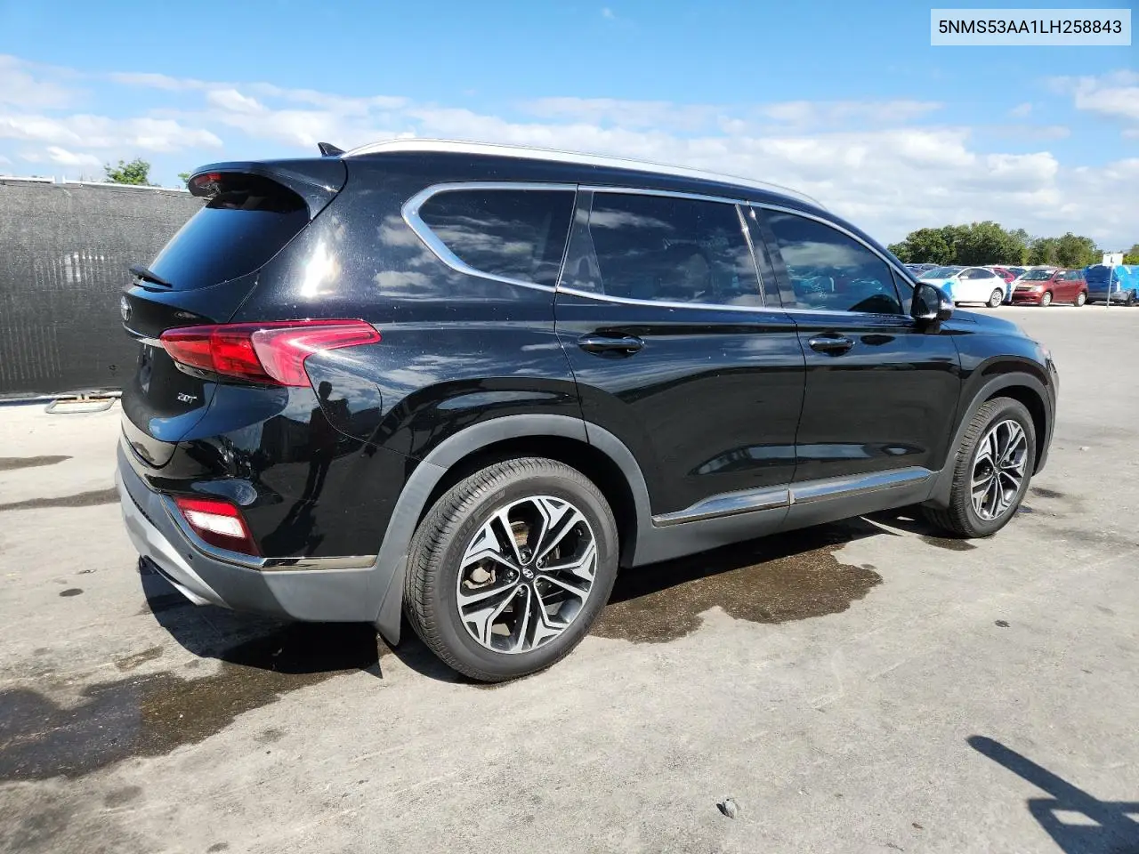 5NMS53AA1LH258843 2020 Hyundai Santa Fe Limited