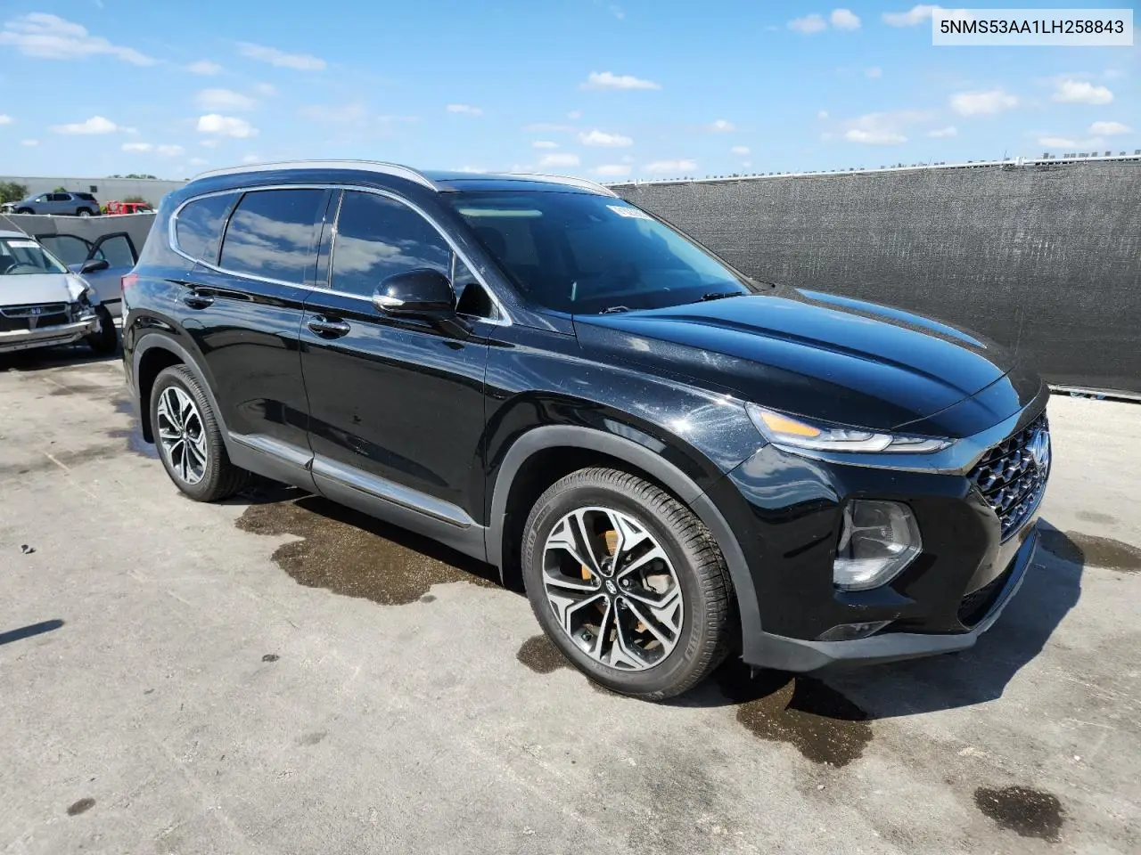 5NMS53AA1LH258843 2020 Hyundai Santa Fe Limited