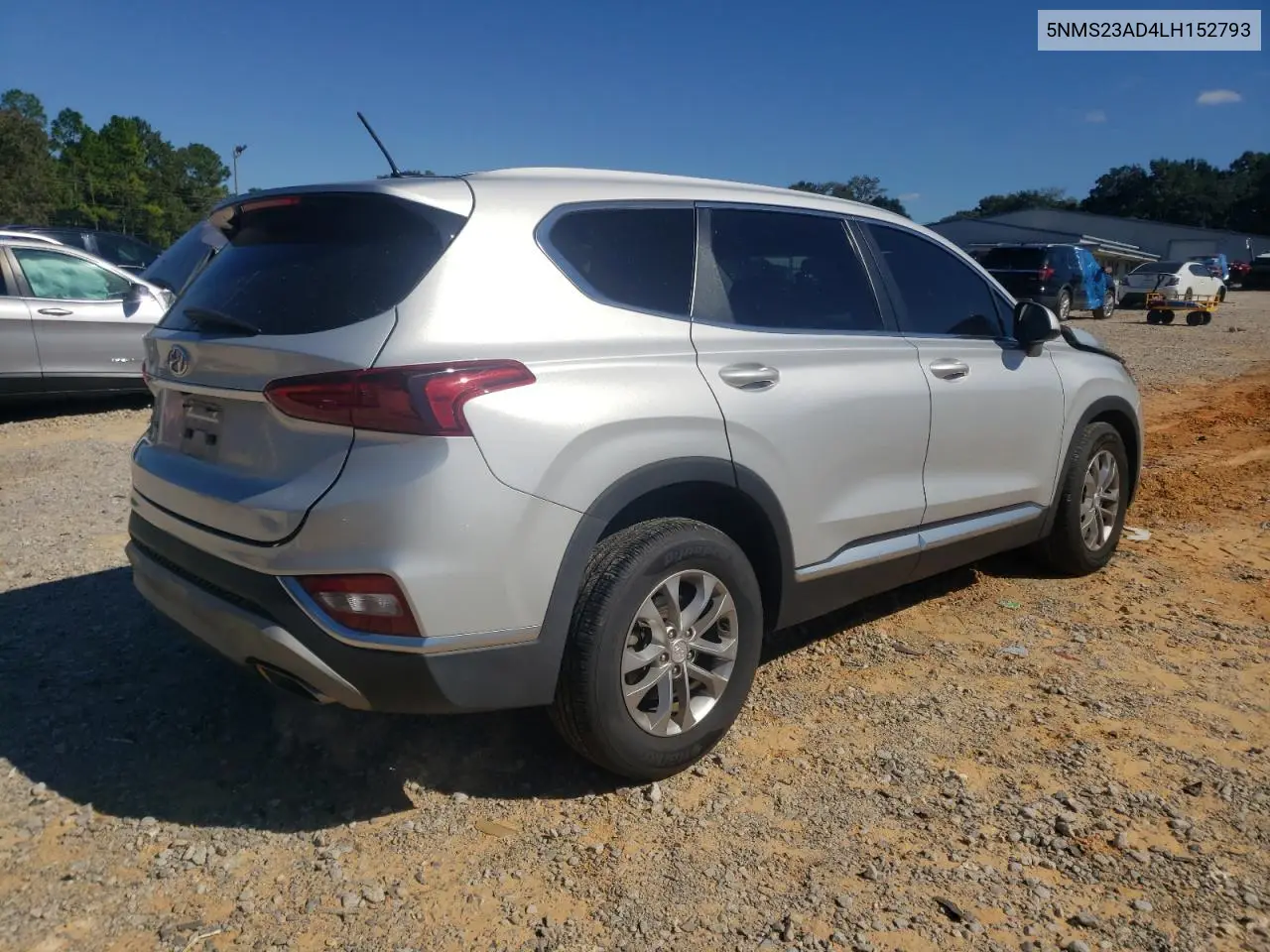 5NMS23AD4LH152793 2020 Hyundai Santa Fe Se