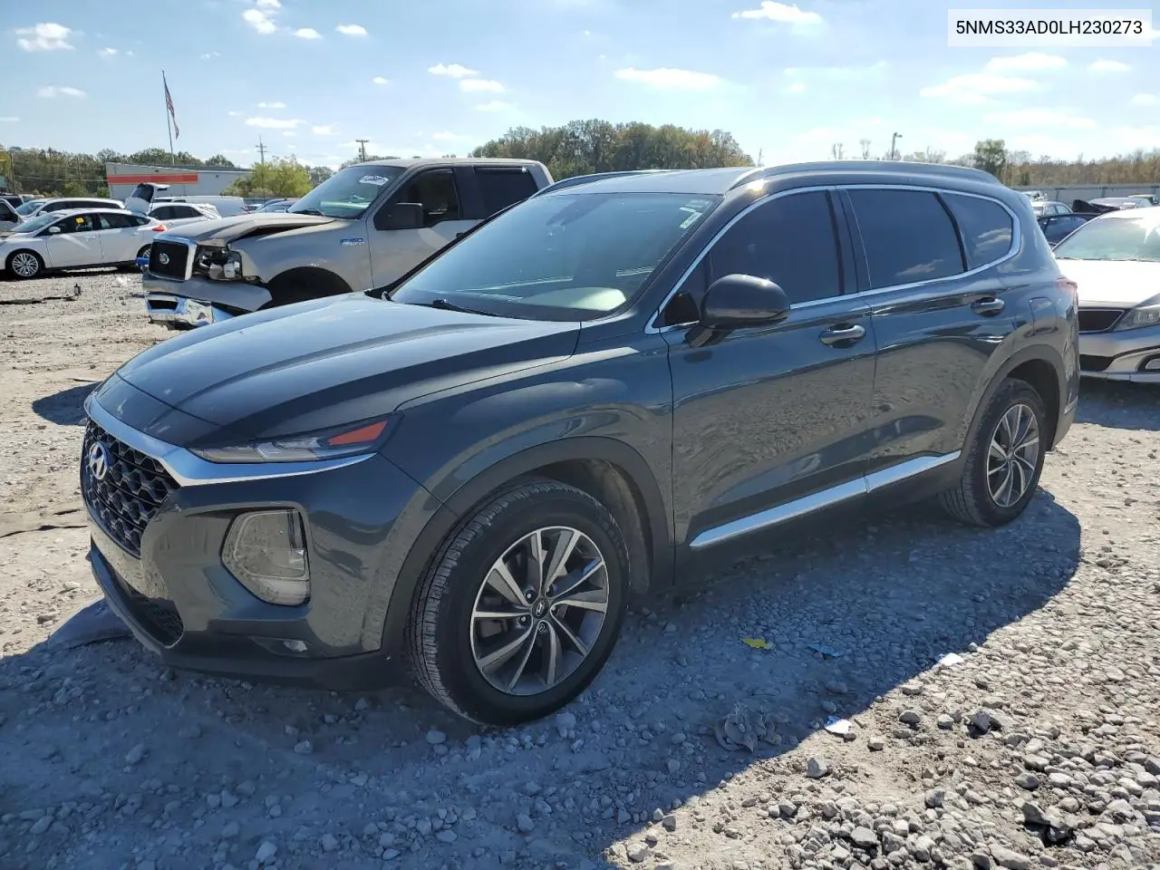 5NMS33AD0LH230273 2020 Hyundai Santa Fe Sel
