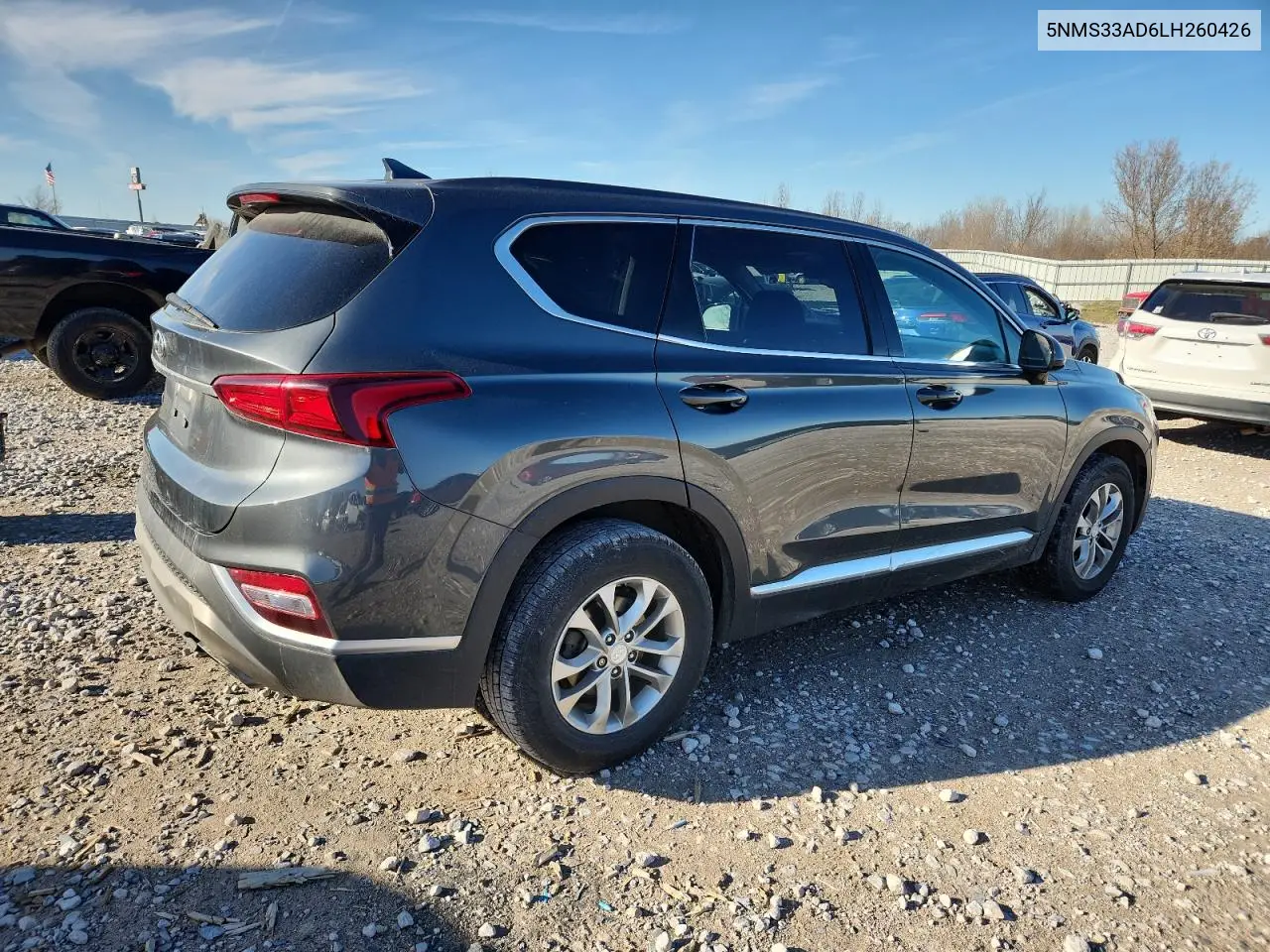 5NMS33AD6LH260426 2020 Hyundai Santa Fe Sel