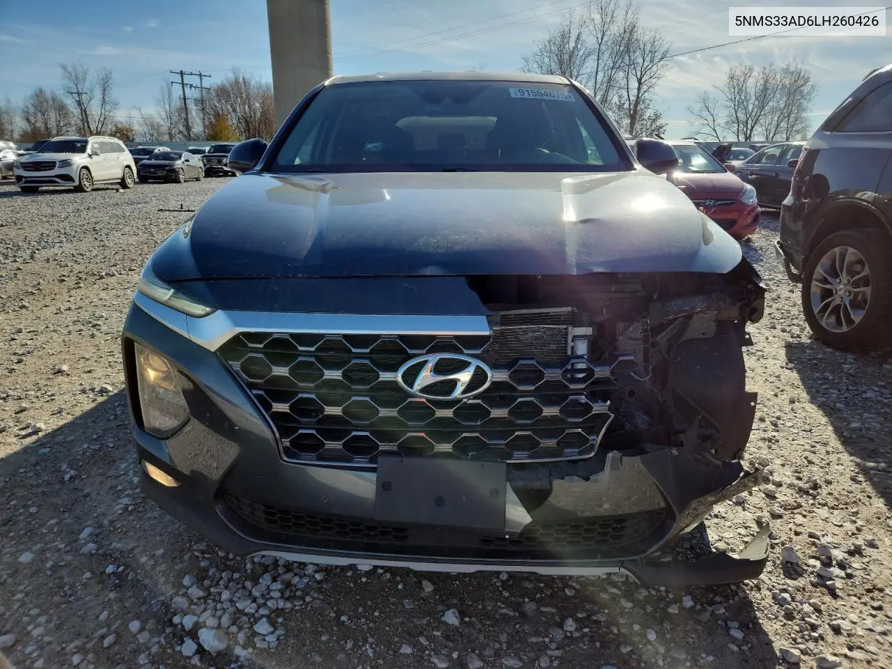 5NMS33AD6LH260426 2020 Hyundai Santa Fe Sel