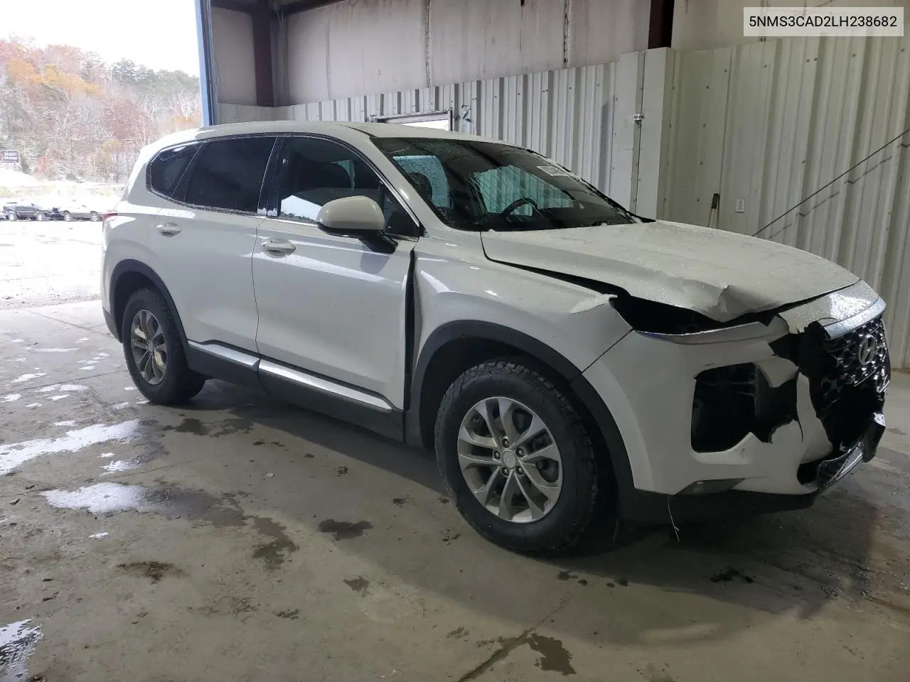 5NMS3CAD2LH238682 2020 Hyundai Santa Fe Sel