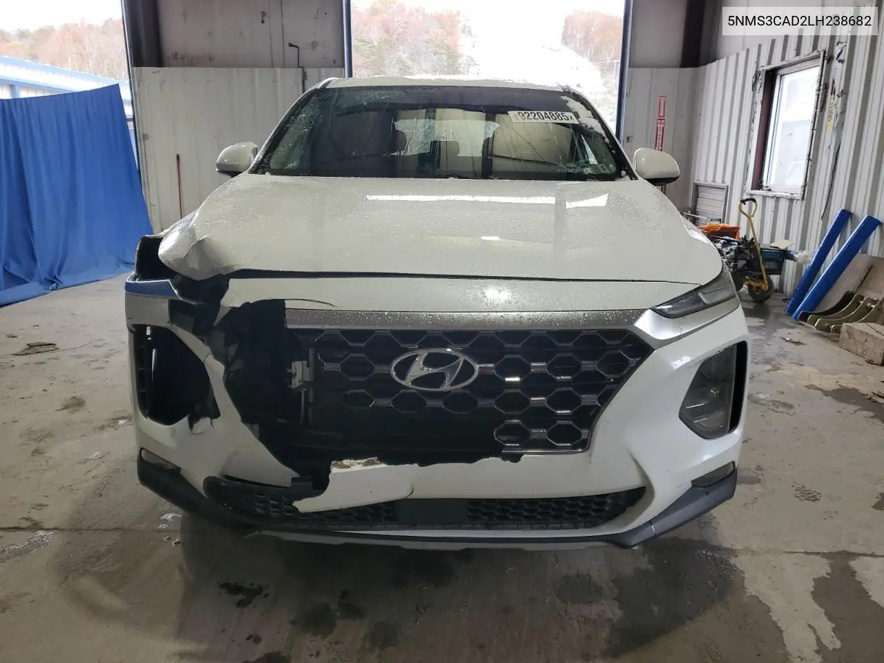 5NMS3CAD2LH238682 2020 Hyundai Santa Fe Sel