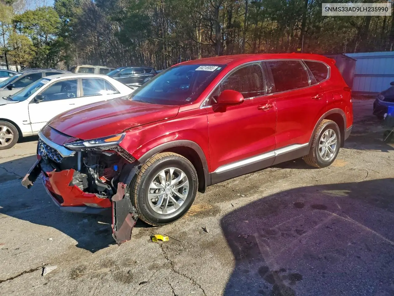 5NMS33AD9LH235990 2020 Hyundai Santa Fe Sel