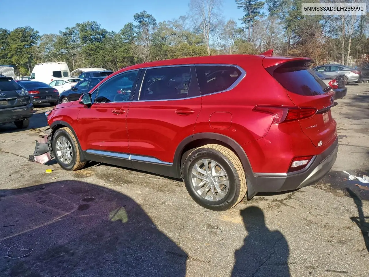5NMS33AD9LH235990 2020 Hyundai Santa Fe Sel