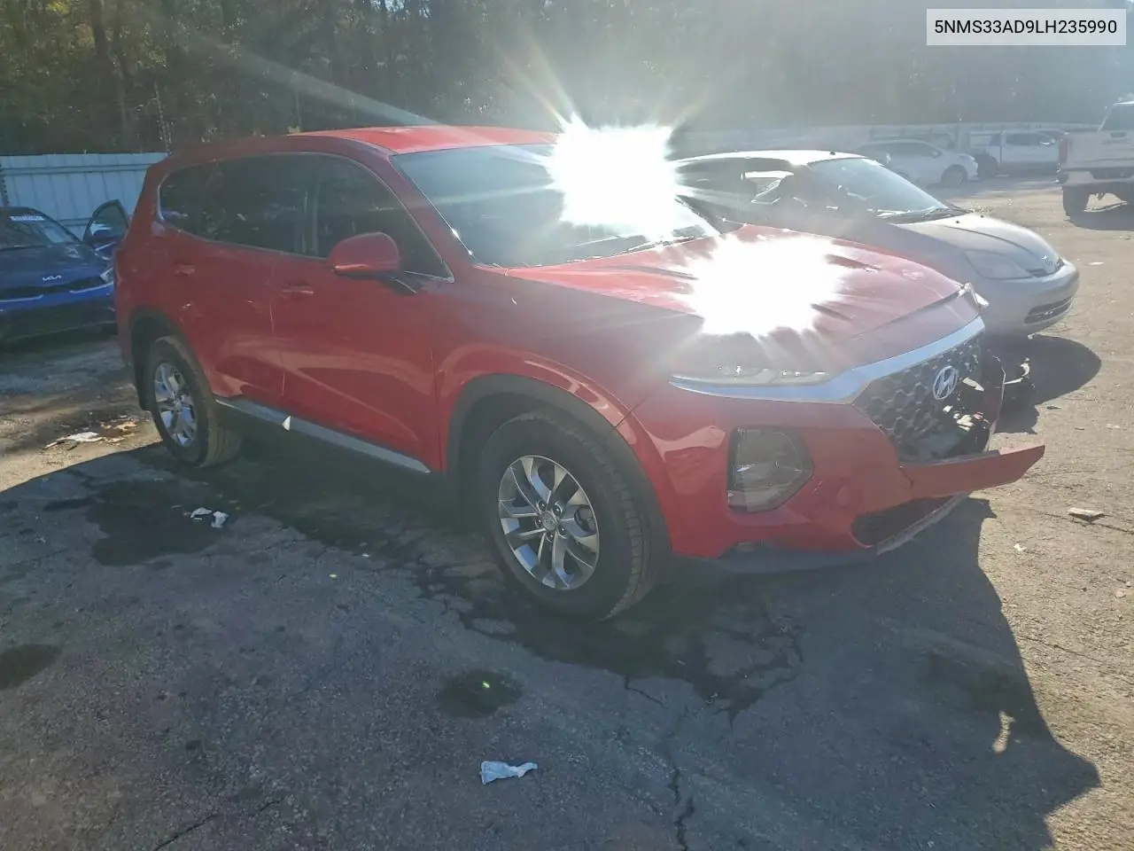 5NMS33AD9LH235990 2020 Hyundai Santa Fe Sel