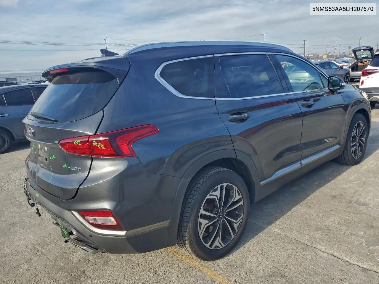 5NMS53AA5LH207670 2020 Hyundai Santa Fe Limited