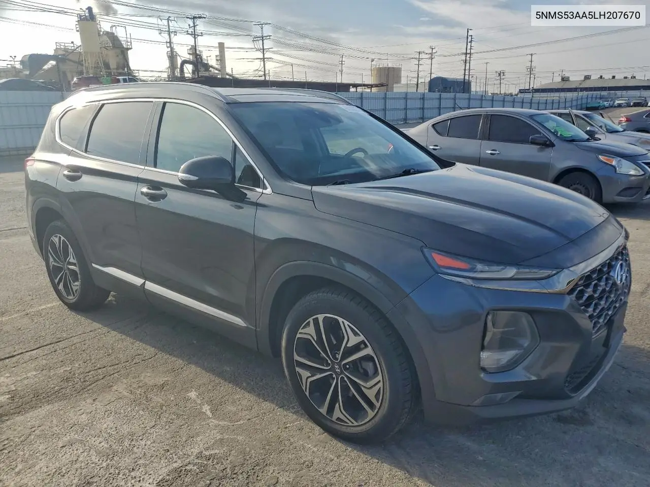 5NMS53AA5LH207670 2020 Hyundai Santa Fe Limited