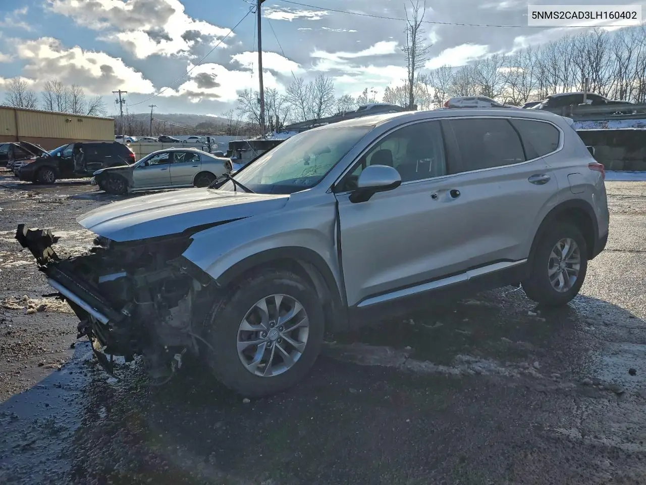 5NMS2CAD3LH160402 2020 Hyundai Santa Fe Se