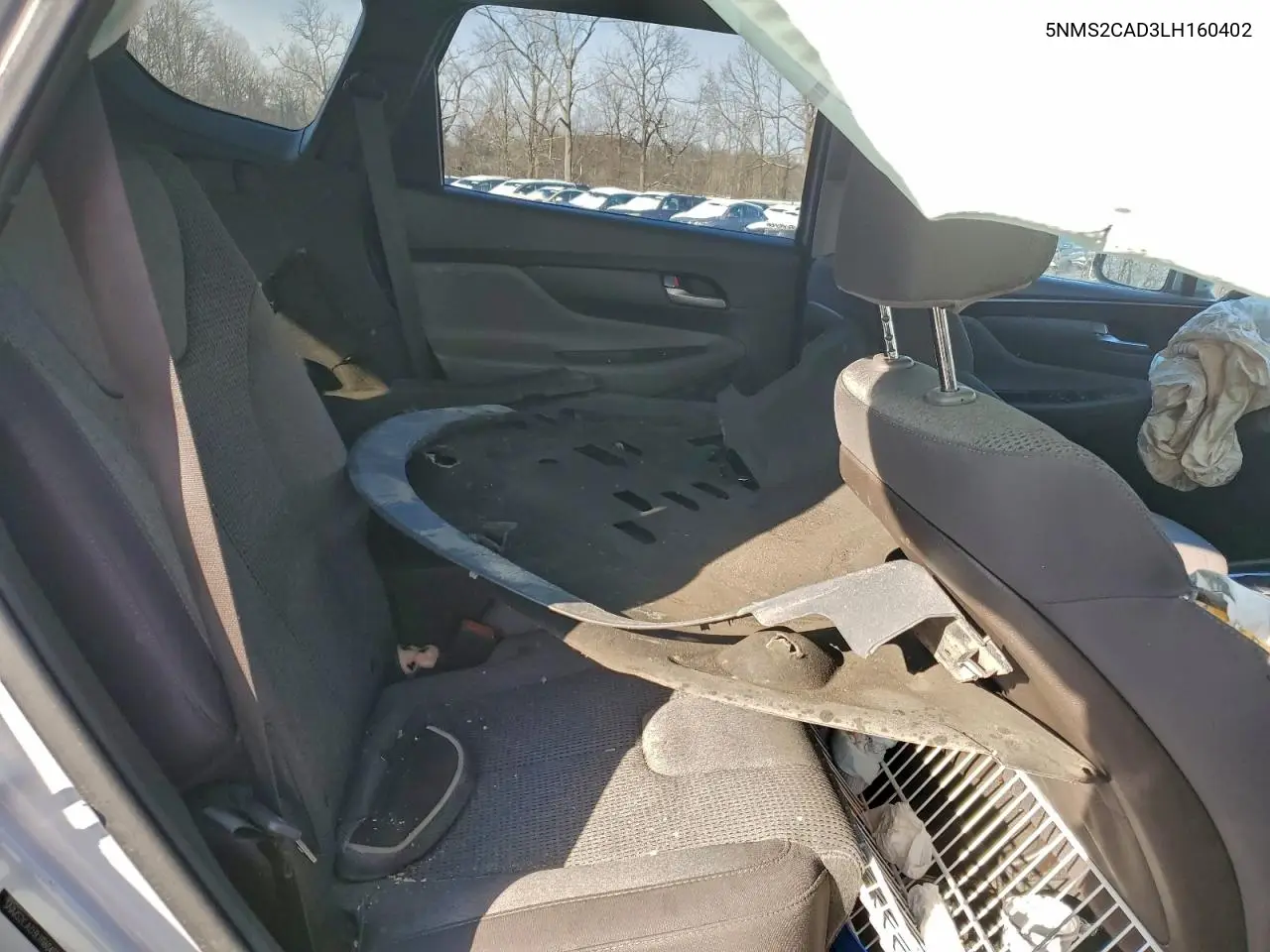 5NMS2CAD3LH160402 2020 Hyundai Santa Fe Se