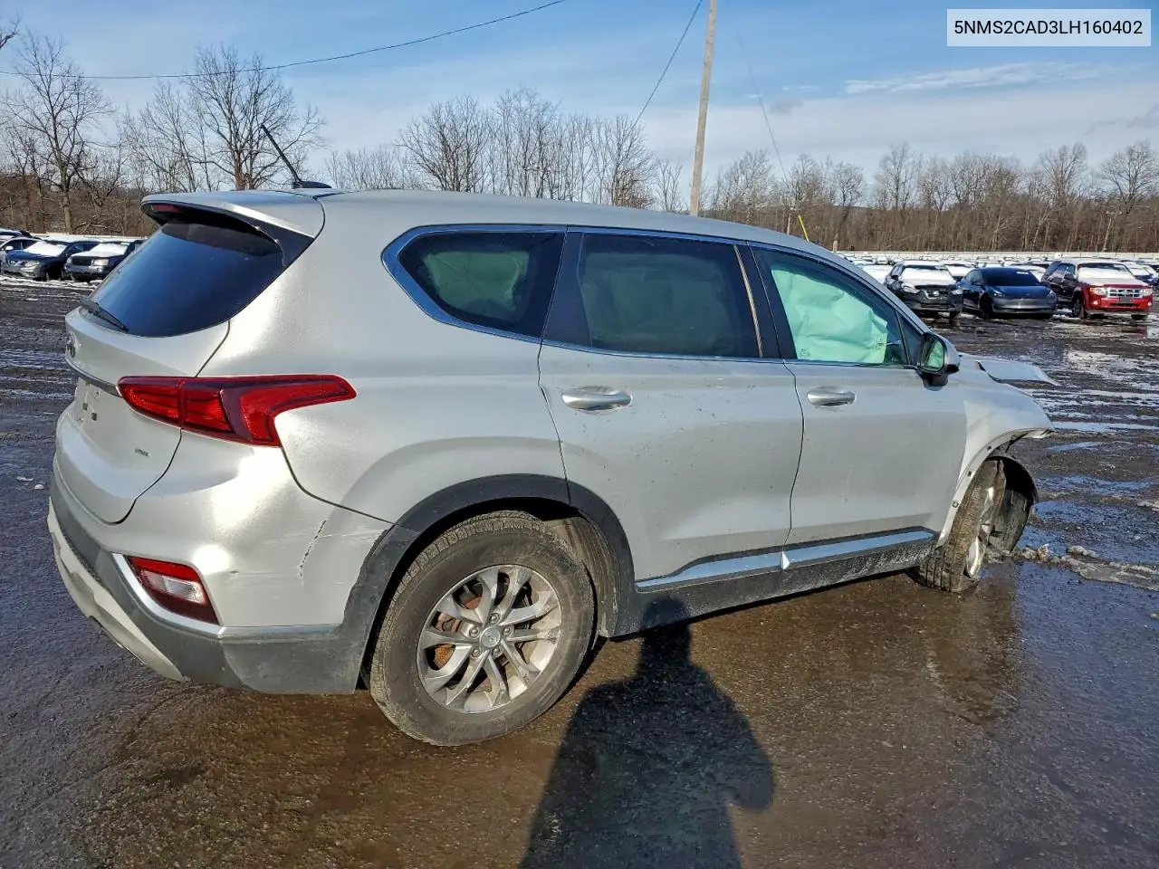 5NMS2CAD3LH160402 2020 Hyundai Santa Fe Se