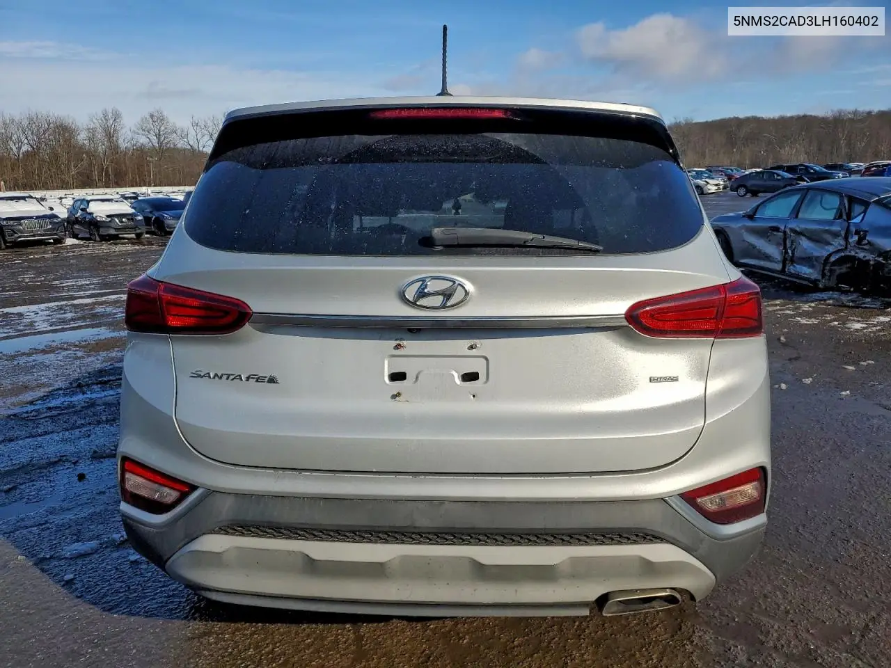 5NMS2CAD3LH160402 2020 Hyundai Santa Fe Se