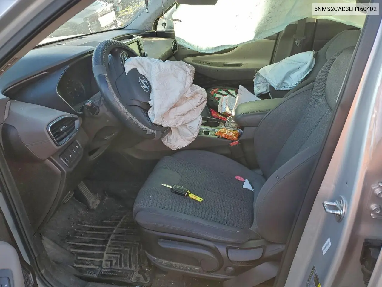 5NMS2CAD3LH160402 2020 Hyundai Santa Fe Se