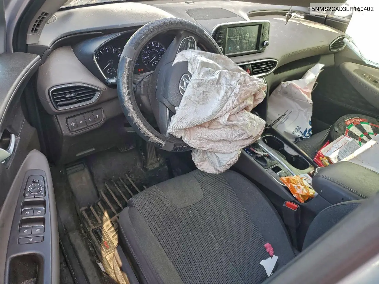 5NMS2CAD3LH160402 2020 Hyundai Santa Fe Se