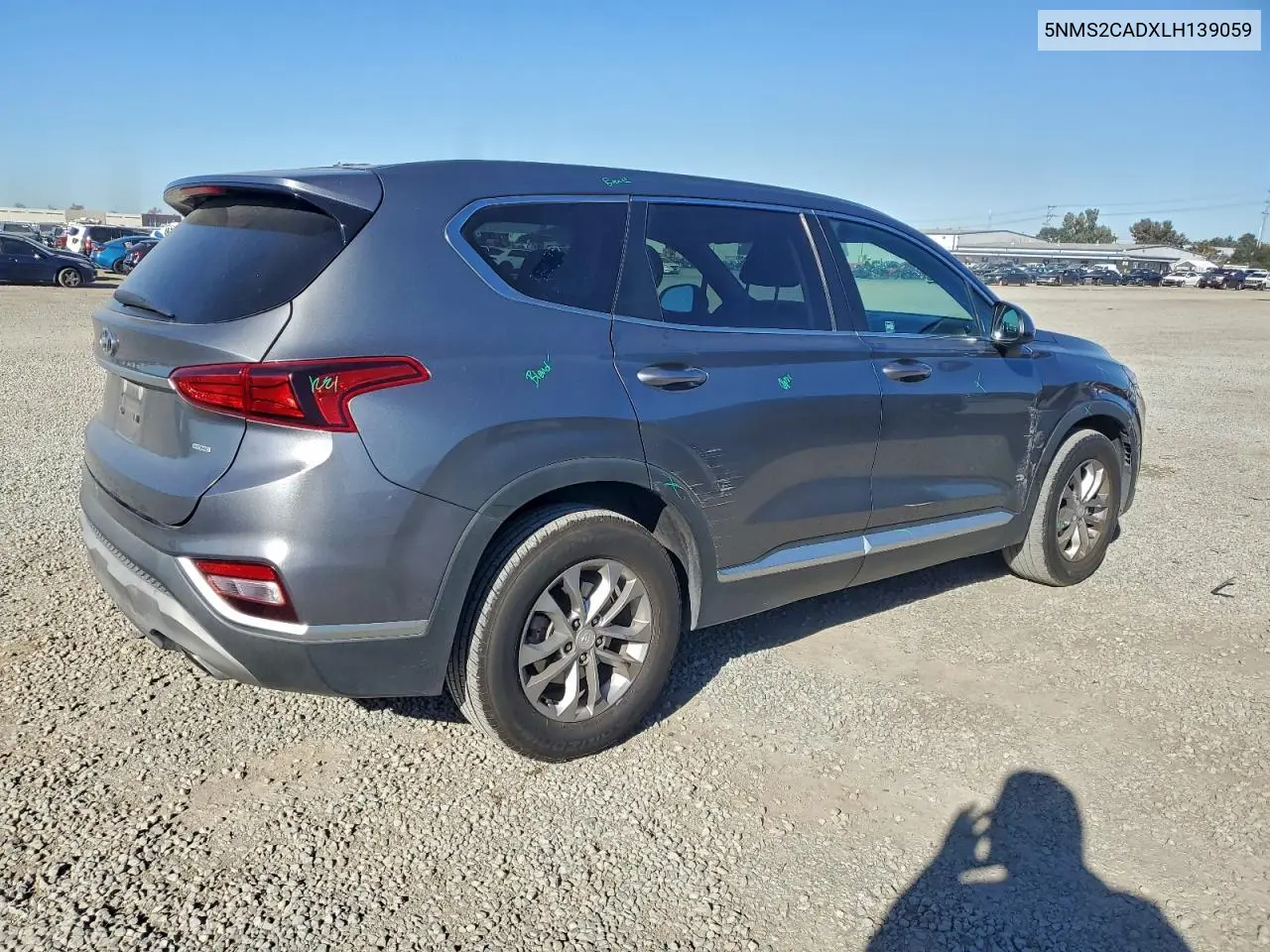 5NMS2CADXLH139059 2020 Hyundai Santa Fe Se