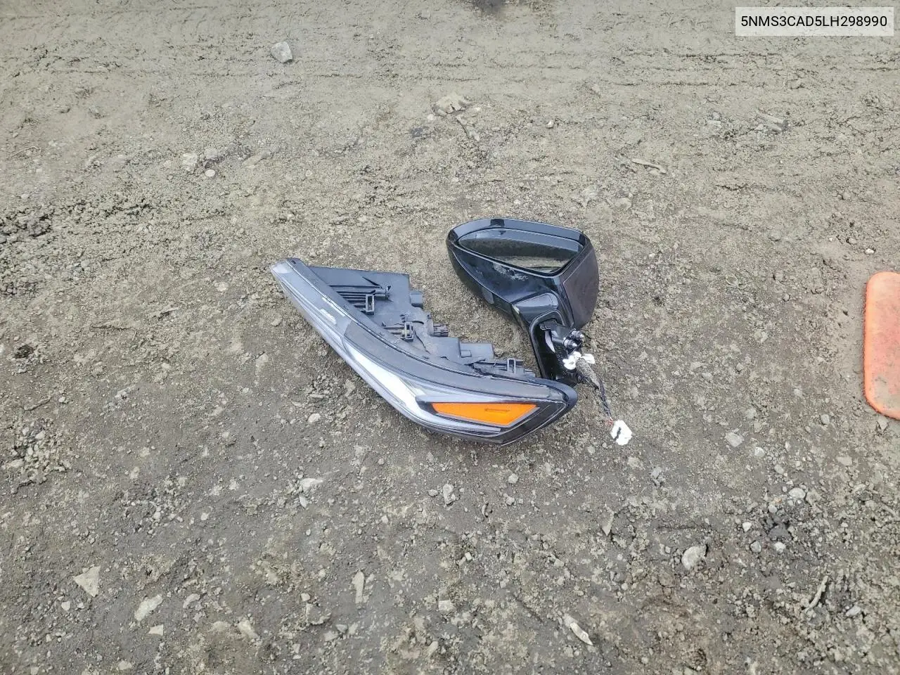 5NMS3CAD5LH298990 2020 Hyundai Santa Fe Sel