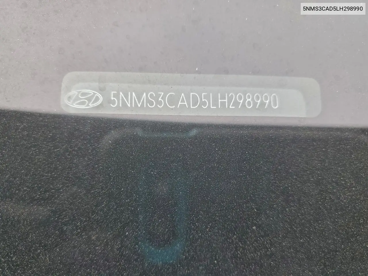 5NMS3CAD5LH298990 2020 Hyundai Santa Fe Sel