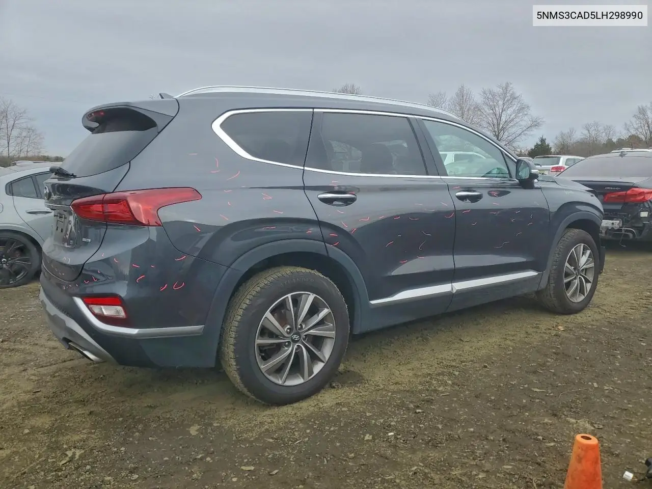 5NMS3CAD5LH298990 2020 Hyundai Santa Fe Sel