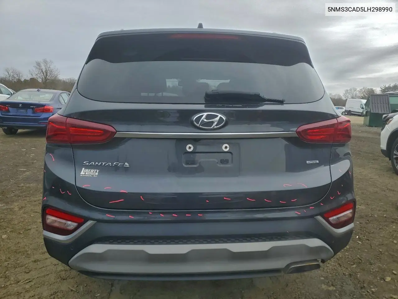 5NMS3CAD5LH298990 2020 Hyundai Santa Fe Sel